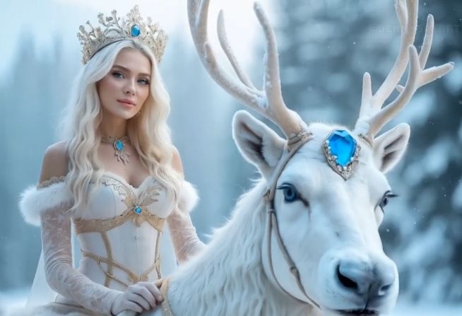 THE ICE QUEEN | AI Music Video | AI Short Movie