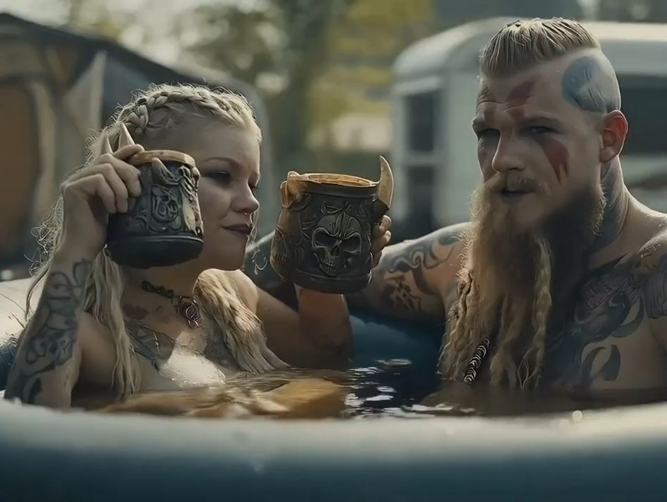 Vikings - Redneck Warriors (AI Music Video)